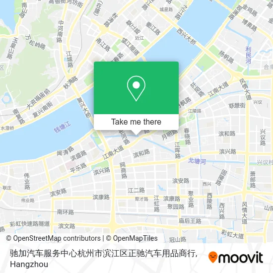驰加汽车服务中心杭州市滨江区正驰汽车用品商行 map