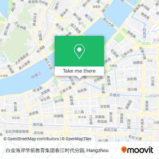 白金海岸学前教育集团春江时代分园 map