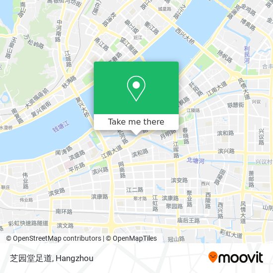 芝园堂足道 map