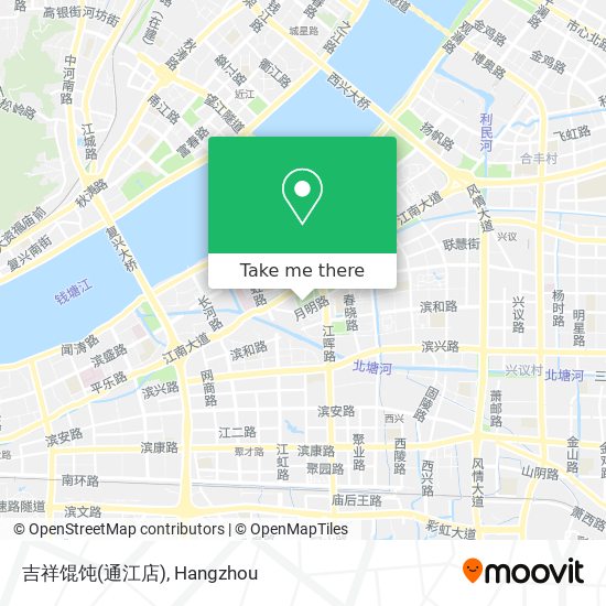 吉祥馄饨(通江店) map