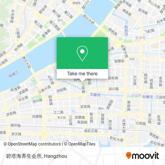 碧塔海养生会所 map