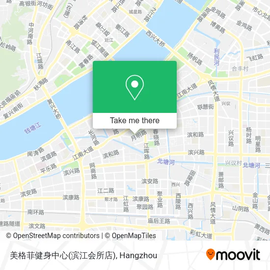 美格菲健身中心(滨江会所店) map