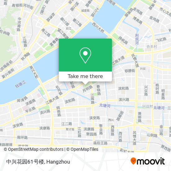 中兴花园61号楼 map