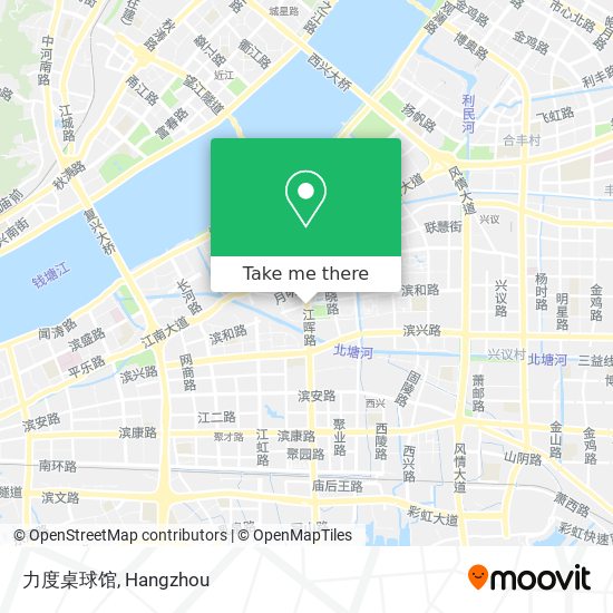 力度桌球馆 map