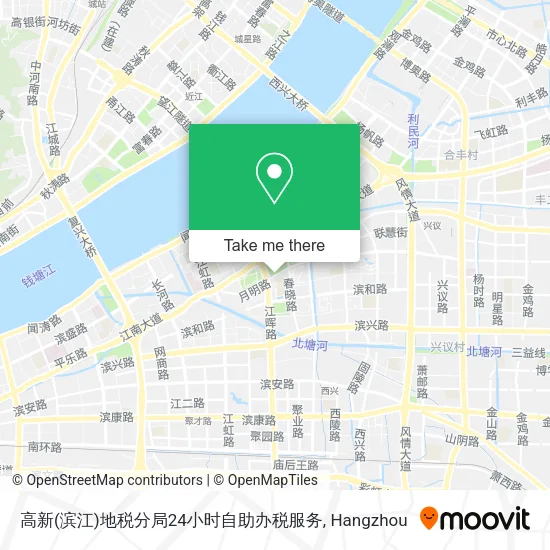 高新(滨江)地税分局24小时自助办税服务 map