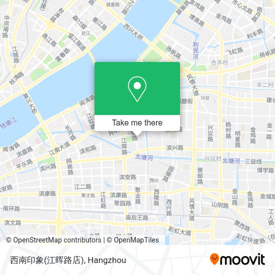 西南印象(江晖路店) map