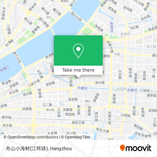 舟山小海鲜(江晖路) map