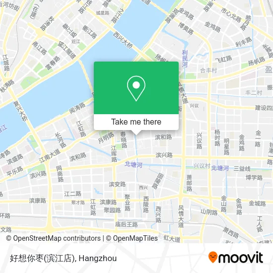 好想你枣(滨江店) map