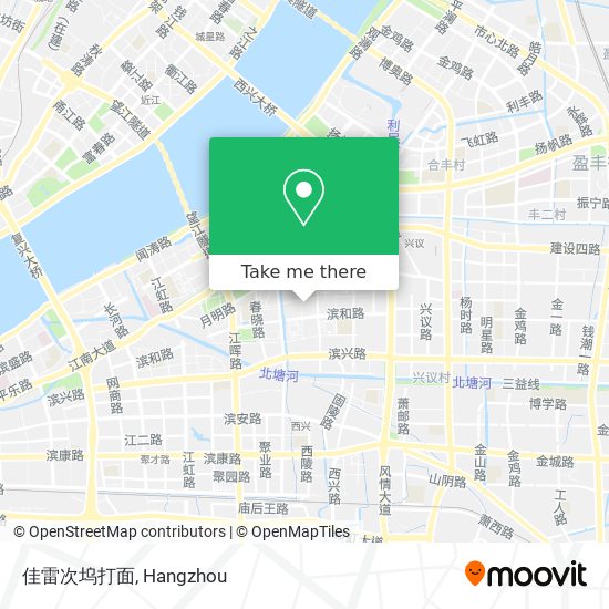 佳雷次坞打面 map