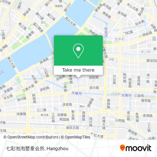 七彩泡泡婴童会所 map