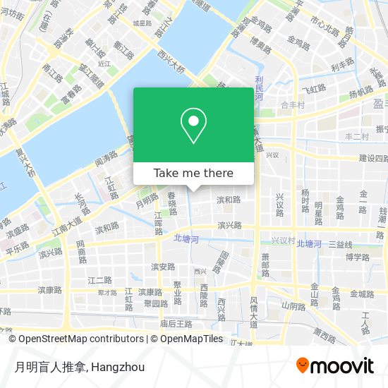 月明盲人推拿 map