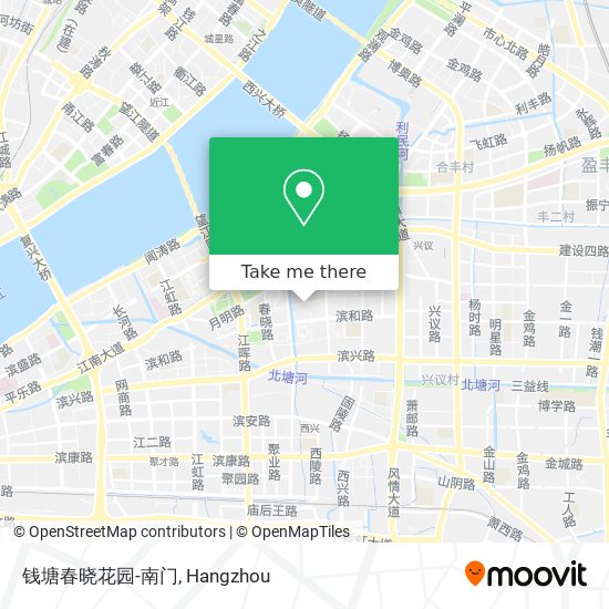 钱塘春晓花园-南门 map