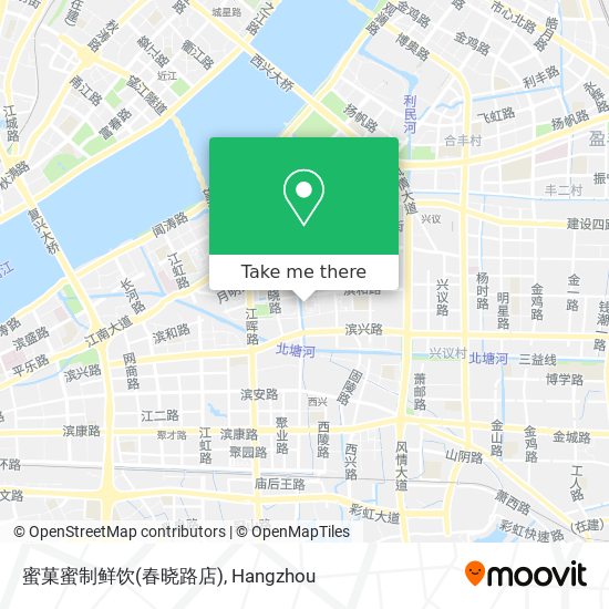 蜜菓蜜制鲜饮(春晓路店) map