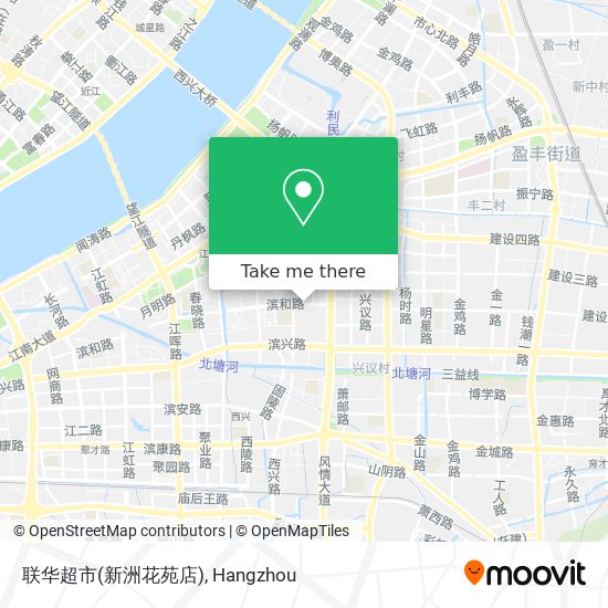 联华超市(新洲花苑店) map