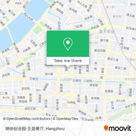 潮锦创业园-主题餐厅 map