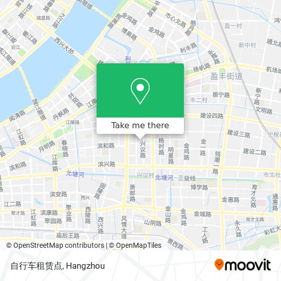 自行车租赁点 map