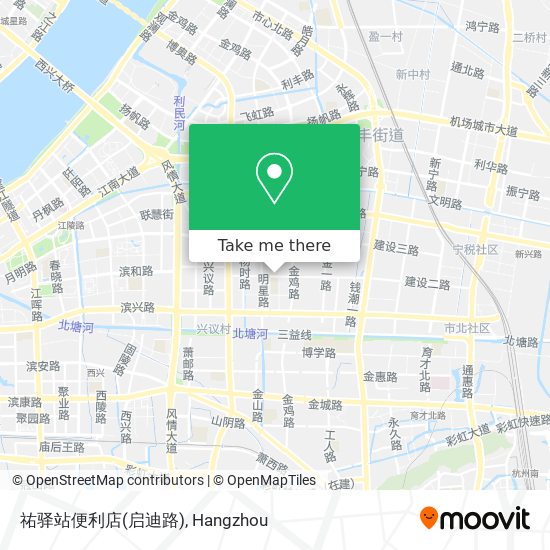 祐驿站便利店(启迪路) map