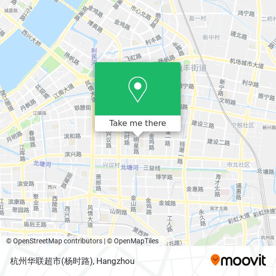 杭州华联超市(杨时路) map