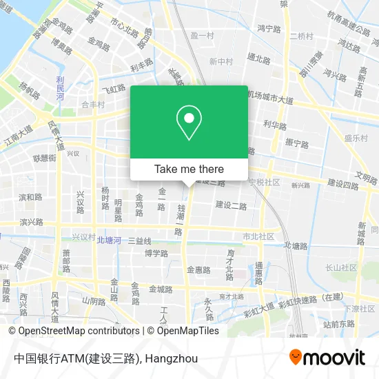 中国银行ATM(建设三路) map