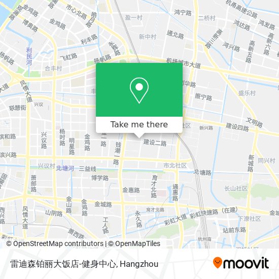 雷迪森铂丽大饭店-健身中心 map