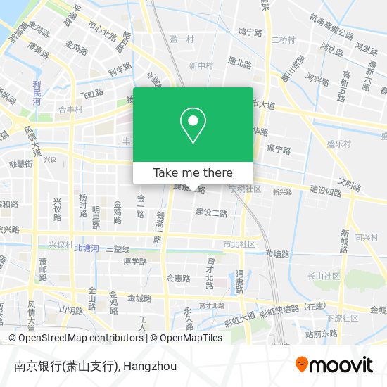 南京银行(萧山支行) map