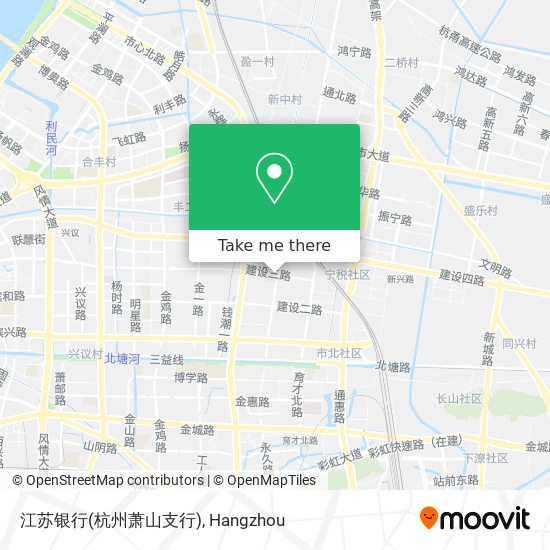 江苏银行(杭州萧山支行) map