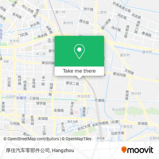 厚佳汽车零部件公司 map
