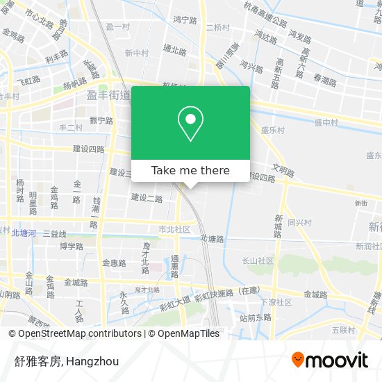 舒雅客房 map