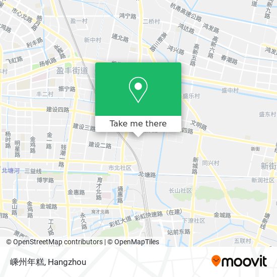 嵊州年糕 map