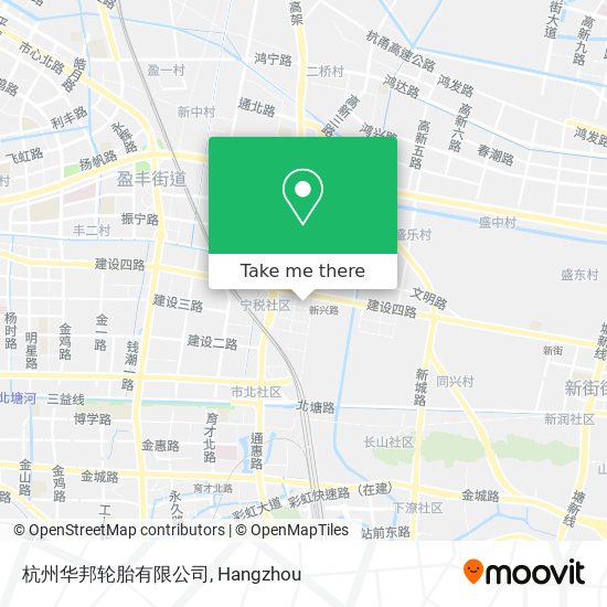杭州华邦轮胎有限公司 map