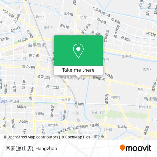 帝豪(萧山店) map