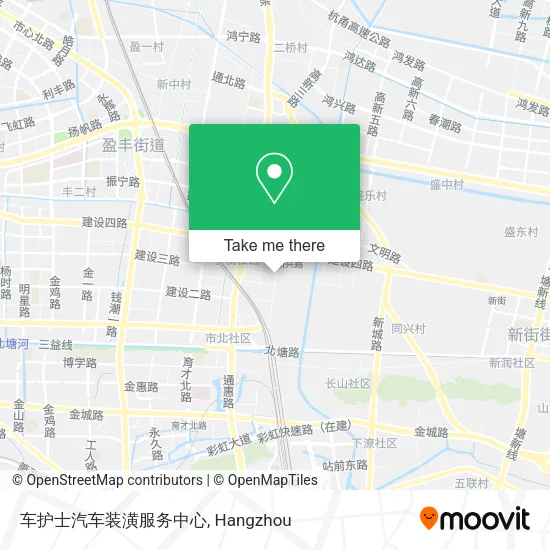 车护士汽车装潢服务中心 map