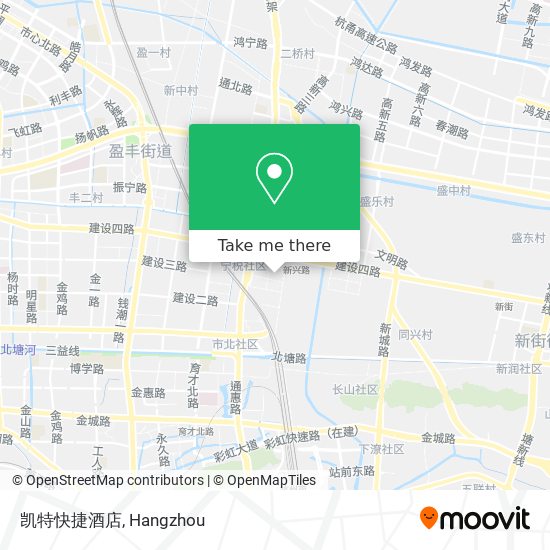 凯特快捷酒店 map
