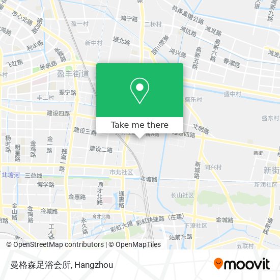 曼格森足浴会所 map
