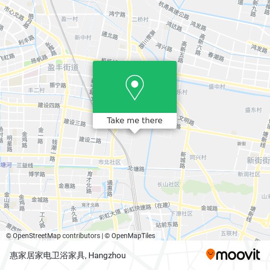 惠家居家电卫浴家具 map