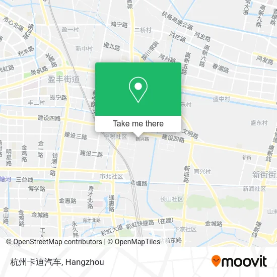 杭州卡迪汽车 map