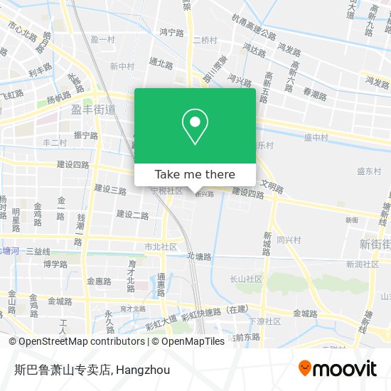 斯巴鲁萧山专卖店 map