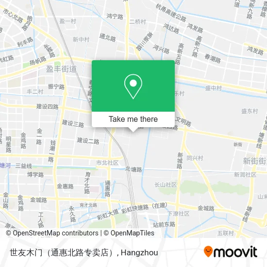 世友木门（通惠北路专卖店） map