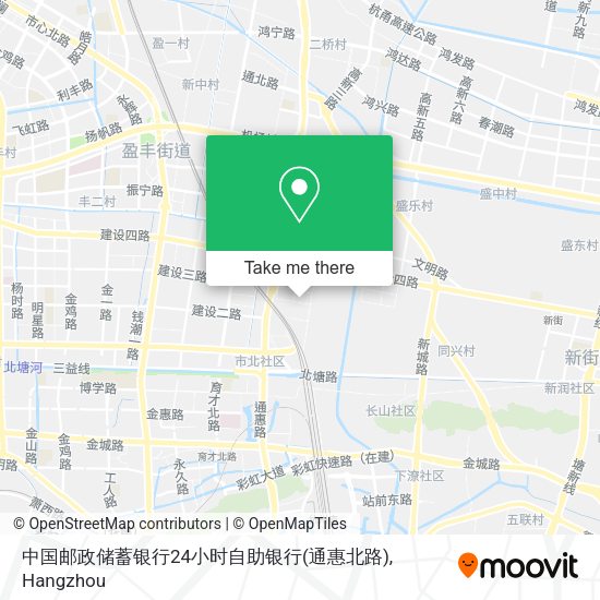中国邮政储蓄银行24小时自助银行(通惠北路) map