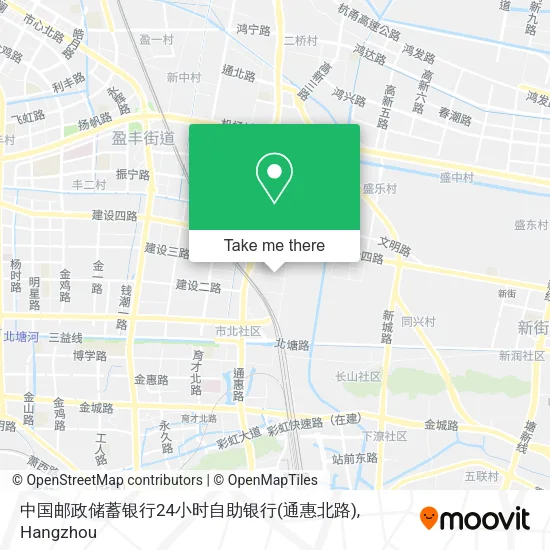 中国邮政储蓄银行24小时自助银行(通惠北路) map