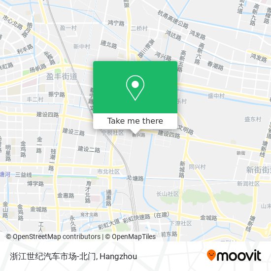 浙江世纪汽车市场-北门 map