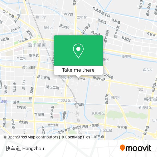 快车道 map
