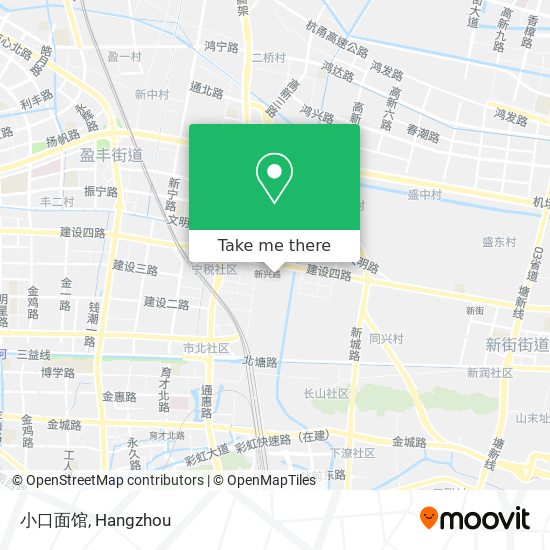 小口面馆 map