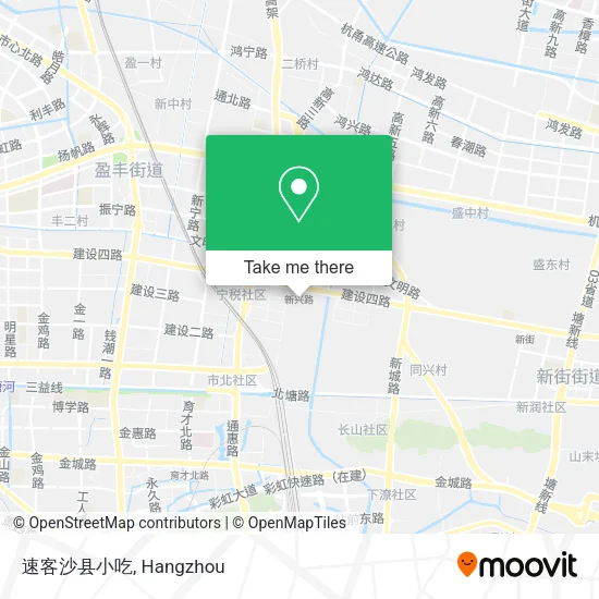 速客沙县小吃 map