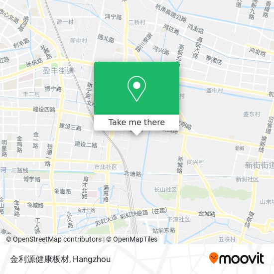 金利源健康板材 map