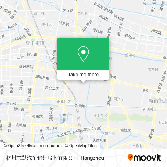 杭州志勤汽车销售服务有限公司 map