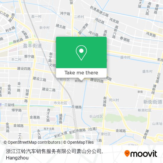 浙江江铃汽车销售服务有限公司萧山分公司 map
