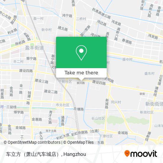 车立方（萧山汽车城店） map