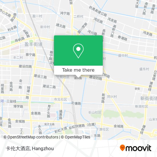 卡伦大酒店 map