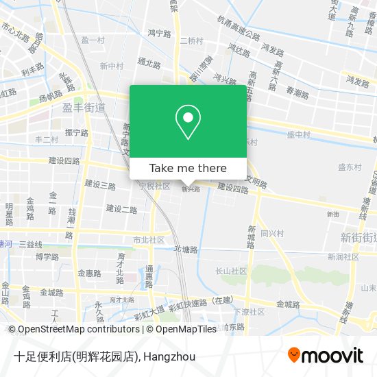 十足便利店(明辉花园店) map